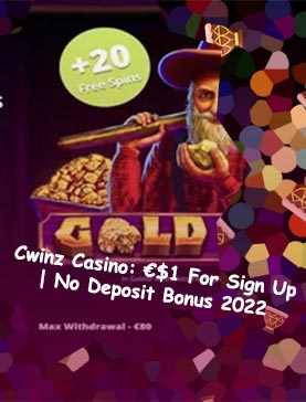 Casino1 no deposit bonus