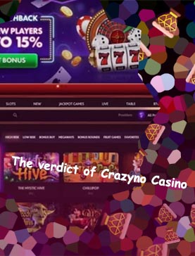 Crazyno casino bonus code
