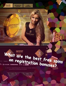 Free spins on registration casino