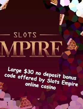 Slots empire no deposit bonus