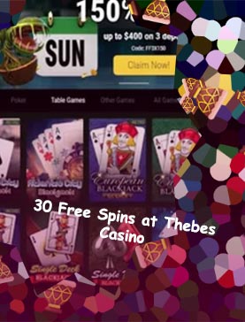 Thebes casino 100 free spins